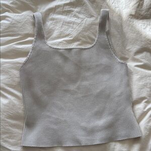 Aritzia Babaton Sculpt Knit SquareneckTank